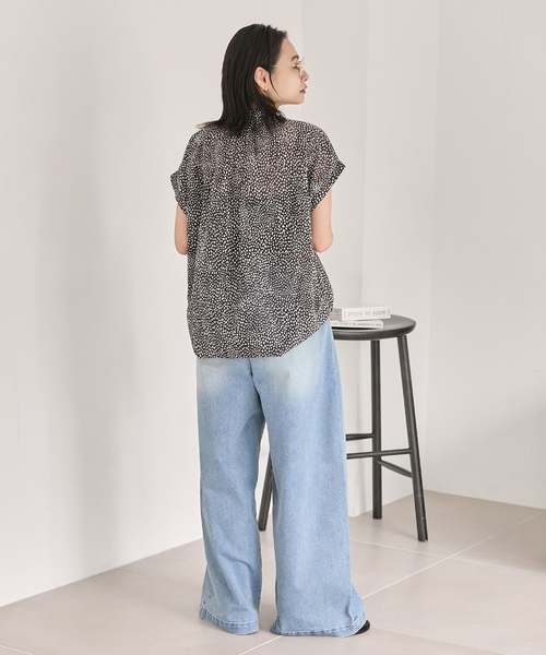 JOURNAL STANDARD(ジャーナルスタンダード)の「《追加》80ローンタックボリュームシャツ(シャツ/ブラウス・レディース・ブラック系その他/ベージュ・FREE)」の8枚目の写真