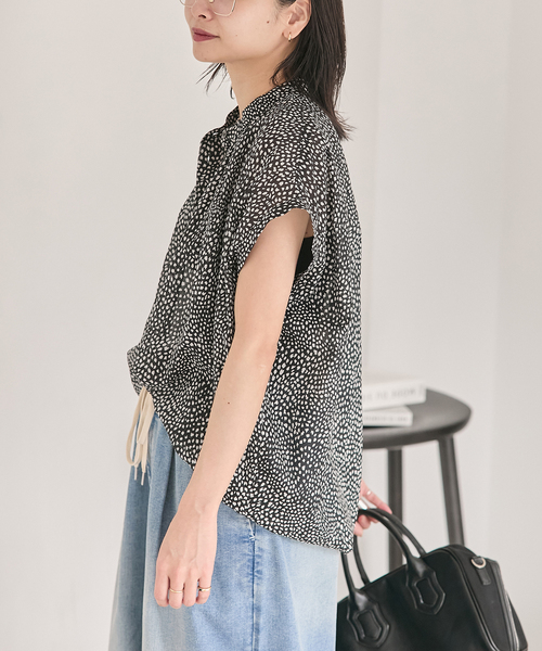 JOURNAL STANDARD(ジャーナルスタンダード)の「《追加》80ローンタックボリュームシャツ(シャツ/ブラウス・レディース・ブラック系その他/ベージュ・FREE)」の12枚目の写真