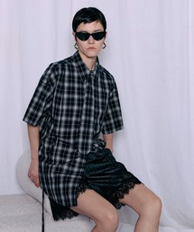 MAISON SPECIAL | 【PRE-ORDER】Half-Sleeve Over Tie Shirt/ハーフスリーブオーバーネクタイシャツ(シャツ/ブラウス)