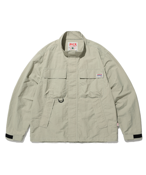 AECA(エイカ)の「NYLON CARGO JACKET-SAGE GREEN(ナイロンジャケット・レディース・その他・M/L)」の4枚目の写真