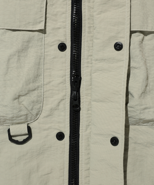 AECA(エイカ)の「NYLON CARGO JACKET-SAGE GREEN(ナイロンジャケット・レディース・その他・M/L)」の7枚目の写真