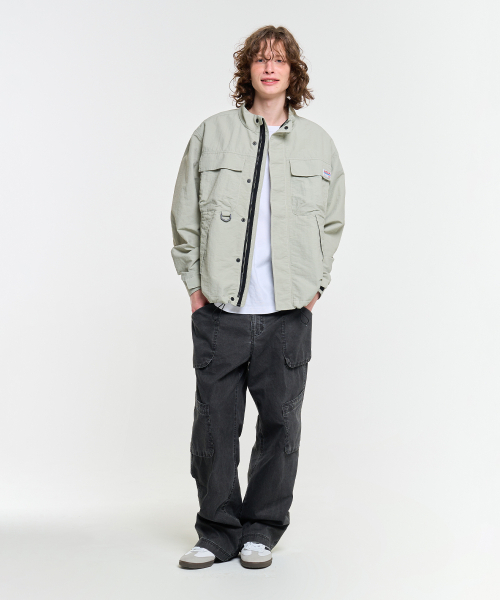 AECA(エイカ)の「NYLON CARGO JACKET-SAGE GREEN(ナイロンジャケット・レディース・その他・M/L)」の10枚目の写真