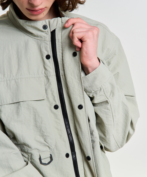 AECA(エイカ)の「NYLON CARGO JACKET-SAGE GREEN(ナイロンジャケット・レディース・その他・M/L)」の14枚目の写真