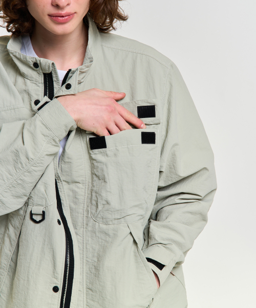 AECA(エイカ)の「NYLON CARGO JACKET-SAGE GREEN(ナイロンジャケット・レディース・その他・M/L)」の15枚目の写真