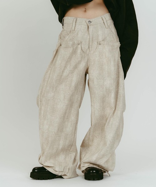 Knuth Marf/クヌースマーフ cling drape denim pants（デニムパンツ