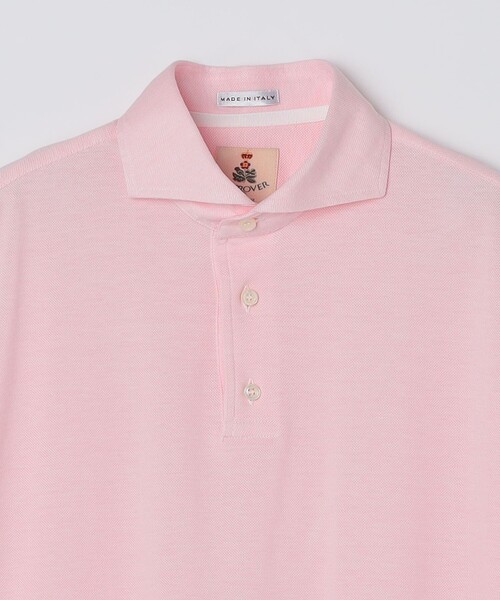 GUY ROVER（ギローバー）の「【SHIPS別注】GUY ROVER: カッタウェイカラー メランジ ポロシャツ（Tシャツ/カットソー・メンズ・ネイビー/ブラウン/ピンク/ライトグリーン/イエロー系その他・MEDIUM/LARGE/SMALL）」の7枚目の写真