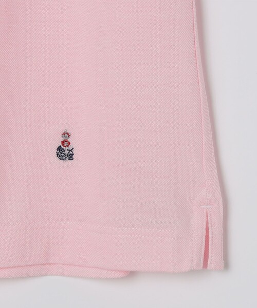 GUY ROVER（ギローバー）の「【SHIPS別注】GUY ROVER: カッタウェイカラー メランジ ポロシャツ（Tシャツ/カットソー・メンズ・ネイビー/ブラウン/ピンク/ライトグリーン/イエロー系その他・MEDIUM/LARGE/SMALL）」の9枚目の写真