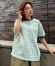 soglia/ソリア　AMERICAN DRY BORDER TEE