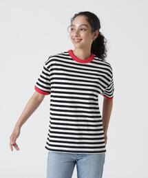 soglia | soglia/ソリア　AMERICAN DRY BORDER TEE(Tシャツ/カットソー)