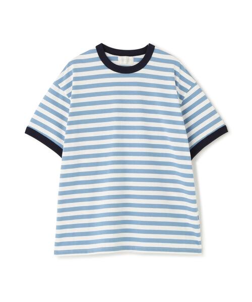 soglia（ソリア）の「soglia/ソリア　AMERICAN DRY BORDER TEE（Tシャツ/カットソー・レディース・ブルー/ブラック/モスグリーン・S）」の12枚目の写真