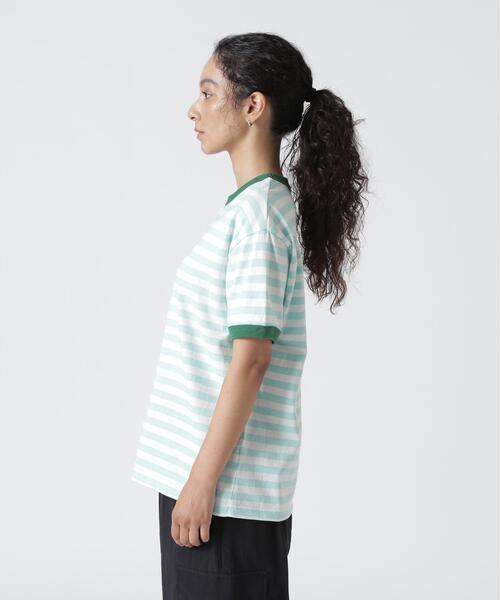 soglia（ソリア）の「soglia/ソリア　AMERICAN DRY BORDER TEE（Tシャツ/カットソー・レディース・ブルー/ブラック/モスグリーン・S）」の22枚目の写真