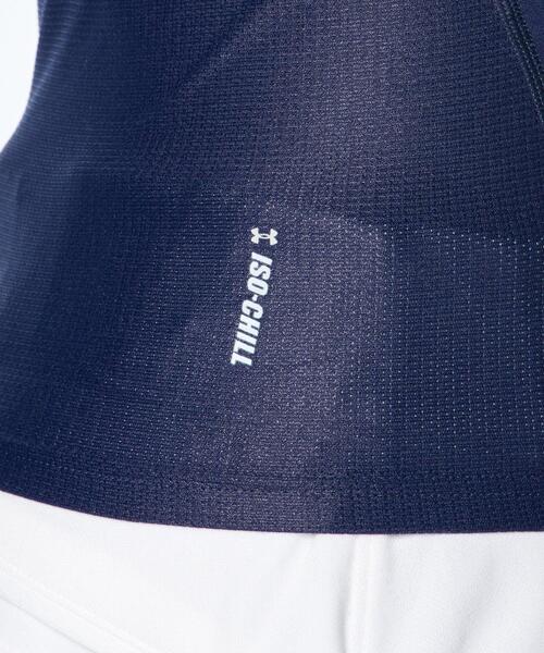 UNDER ARMOUR（アンダーアーマー）の「UAアイソチル コンプレッション ショートスリーブ クルーネック シャツ（ベースボール/メンズ）（Tシャツ/カットソー・メンズ・ネイビー・L/XL/M/S/3XL/2XL）」の5枚目の写真