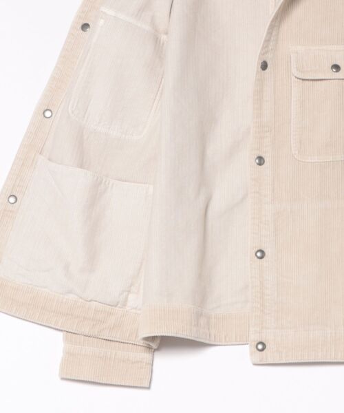 ALLSAINTS(オールセインツ)の「CASTLEFORD CORDUROY OVERSHIRT | CASTLEFORD コーデュロイ オーバーシャツ(シャツ/ブラウス・メンズ・ホワイト系その他・XS/S/M/L)」の9枚目の写真