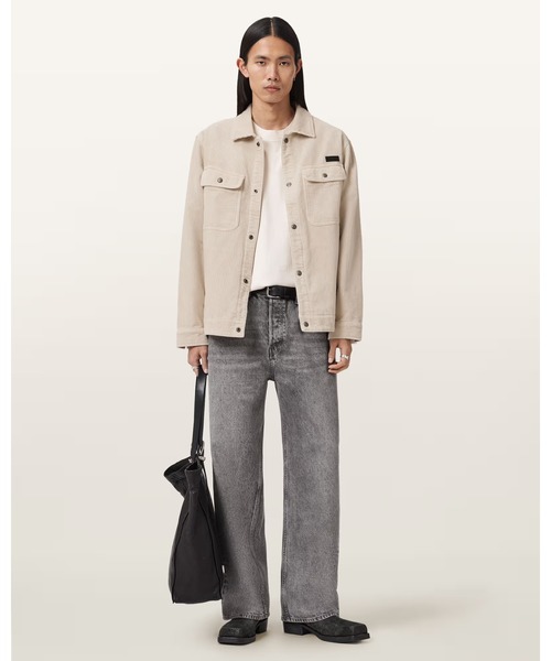 ALLSAINTS(オールセインツ)の「CASTLEFORD CORDUROY OVERSHIRT | CASTLEFORD コーデュロイ オーバーシャツ(シャツ/ブラウス・メンズ・ホワイト系その他・XS/S/M/L)」の3枚目の写真