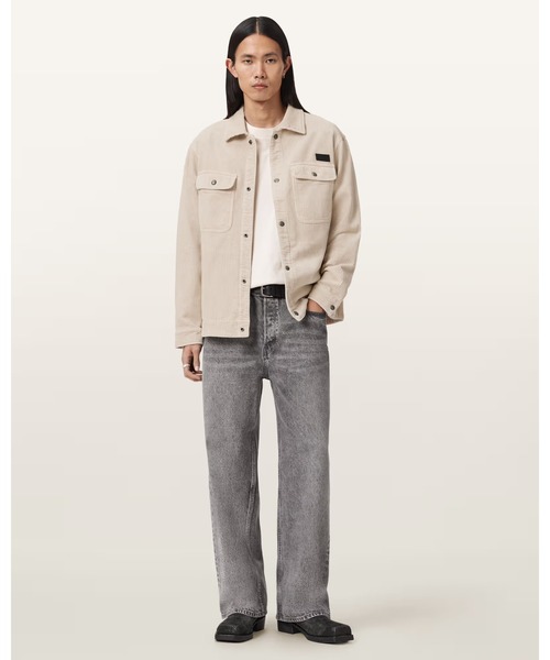 ALLSAINTS(オールセインツ)の「CASTLEFORD CORDUROY OVERSHIRT | CASTLEFORD コーデュロイ オーバーシャツ(シャツ/ブラウス・メンズ・ホワイト系その他・XS/S/M/L)」の5枚目の写真