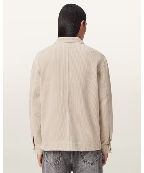 ALLSAINTS(オールセインツ)の「CASTLEFORD CORDUROY OVERSHIRT | CASTLEFORD コーデュロイ オーバーシャツ(シャツ/ブラウス・メンズ・ホワイト系その他・XS/S/M/L)」の6枚目の写真