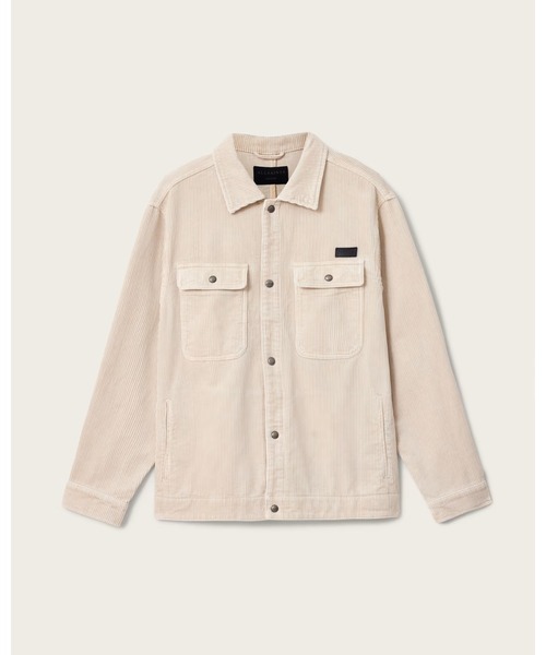 ALLSAINTS(オールセインツ)の「CASTLEFORD CORDUROY OVERSHIRT | CASTLEFORD コーデュロイ オーバーシャツ(シャツ/ブラウス・メンズ・ホワイト系その他・XS/S/M/L)」の7枚目の写真