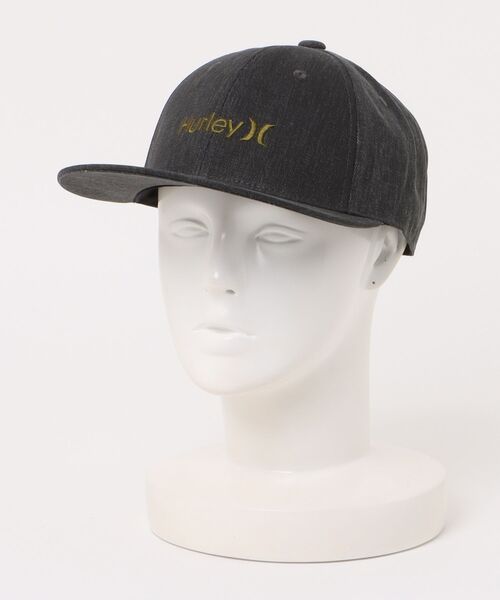 Hurley （ハーレー）の「【Hurley:ハーレー】ロゴキャップ　OAO BLACK DENIM CAP（キャップ・メンズ・ブラック系その他2/ブラック/ブラック×イエロー/ブラック×グレー/ブラック×ホワイト/ブラック系その他4/ブラック×カーキ/ブラック系その他3/ブラック×ピンク/ブラック系その他/ブラック×ブルー/ブラック×レッド・FREE）」の8枚目の写真