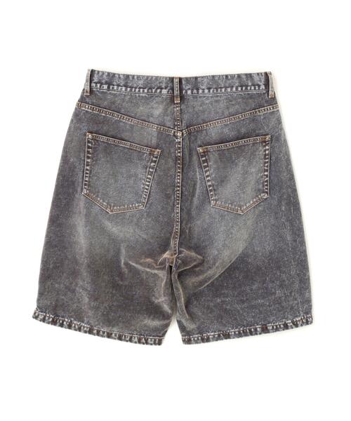 セール】WHITELAND/ホワイトランド/FLOCKY WIDE DENIM SHORTS（デニム