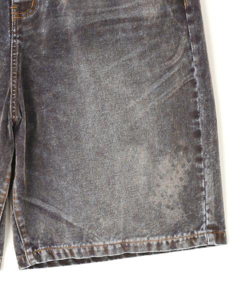 WHITELAND(ホワイトランド)の「WHITELAND/ホワイトランド/FLOCKY WIDE DENIM SHORTS(デニムパンツ・メンズ・ブルー・F)」の5枚目の写真