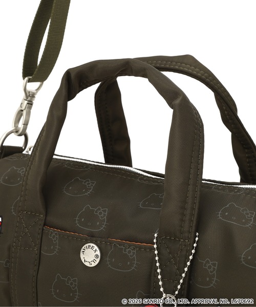 AVIREX(アヴィレックス)の「《AVIREX×HELLO KITTY》MINI DUFFLE BAG(ボストンバッグ・レディース・オリーブ・F)」の13枚目の写真