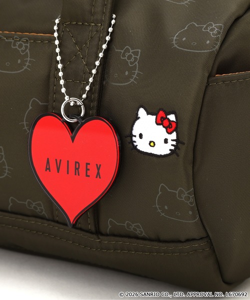 AVIREX(アヴィレックス)の「《AVIREX×HELLO KITTY》MINI DUFFLE BAG(ボストンバッグ・レディース・オリーブ・F)」の14枚目の写真