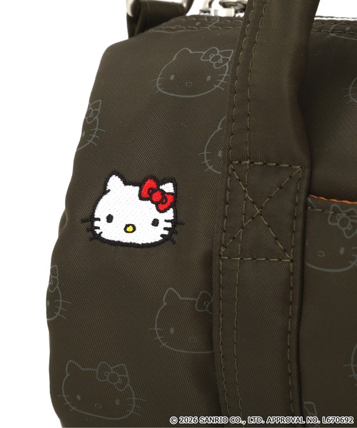 AVIREX(アヴィレックス)の「《AVIREX×HELLO KITTY》MINI DUFFLE BAG(ボストンバッグ・レディース・オリーブ・F)」の16枚目の写真