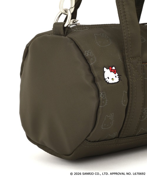 AVIREX(アヴィレックス)の「《AVIREX×HELLO KITTY》MINI DUFFLE BAG(ボストンバッグ・レディース・オリーブ・F)」の7枚目の写真