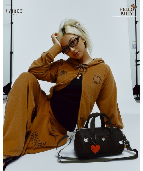 AVIREX(アヴィレックス)の「《AVIREX×HELLO KITTY》MINI DUFFLE BAG(ボストンバッグ・レディース・オリーブ・F)」の18枚目の写真