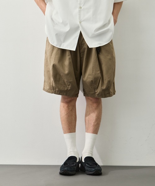 is-ness(イズネス)の「【is-ness/イズネス】Balloon Shorts(その他パンツ・メンズ・ダークインディゴブルー/ベージュ/ブラック・M/L)」の3枚目の写真