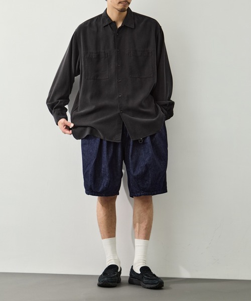 is-ness(イズネス)の「【is-ness/イズネス】Balloon Shorts(その他パンツ・メンズ・ダークインディゴブルー/ベージュ/ブラック・M/L)」の20枚目の写真