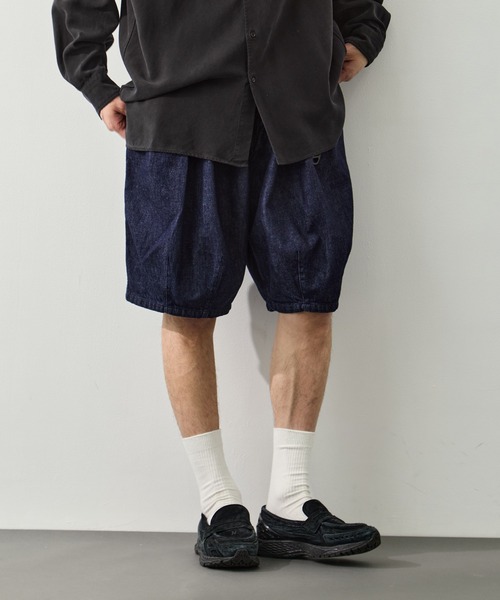 is-ness(イズネス)の「【is-ness/イズネス】Balloon Shorts(その他パンツ・メンズ・ダークインディゴブルー/ベージュ/ブラック・M/L)」の17枚目の写真