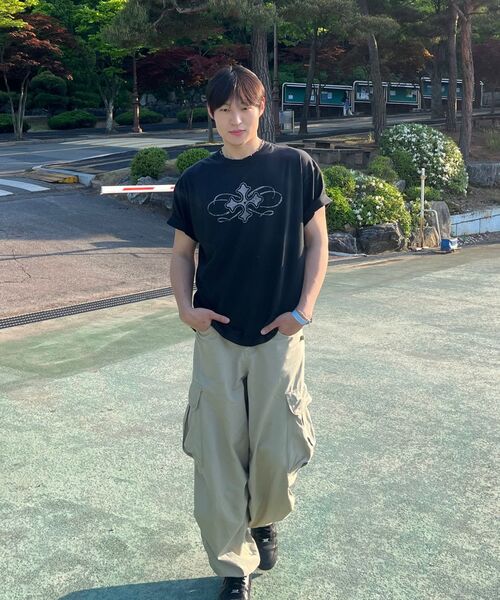 MAISON MINED(メゾンミネド)の「CELTIC CROSS WASHED HALF T BLACK(Tシャツ/カットソー・メンズ・その他・SMALL/MEDIUM/LARGE)」の14枚目の写真
