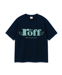 ROEFF ANGEL DOT OVER FIT T-SHIRT Navy(Mint)