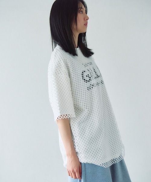 GALLIS ADDICTION(ガリスアディクション)の「GA Mesh Ensemble Tee(Tシャツ/カットソー・メンズ・ピンク/ホワイト/ブラック・L/M)」の5枚目の写真
