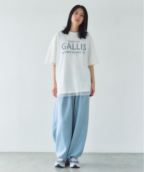 GALLIS ADDICTION(ガリスアディクション)の「GA Mesh Ensemble Tee(Tシャツ/カットソー・メンズ・ピンク/ホワイト/ブラック・L/M)」の10枚目の写真