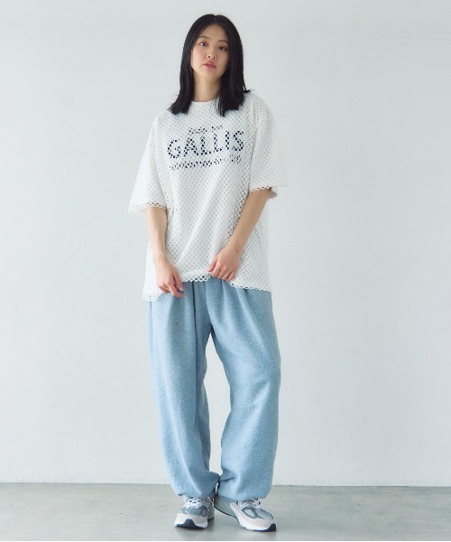 GALLIS ADDICTION(ガリスアディクション)の「GA Mesh Ensemble Tee(Tシャツ/カットソー・メンズ・ピンク/ホワイト/ブラック・L/M)」の12枚目の写真