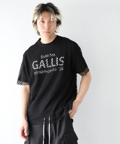 GALLIS ADDICTION(ガリスアディクション)の「GA Mesh Ensemble Tee(Tシャツ/カットソー・メンズ・ピンク/ホワイト/ブラック・L/M)」の13枚目の写真