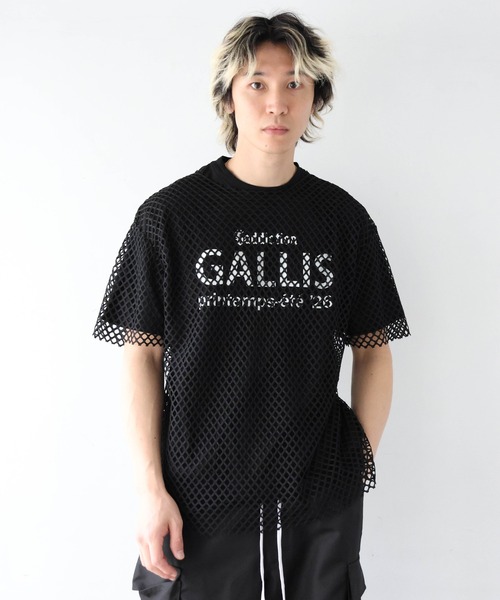 GALLIS ADDICTION(ガリスアディクション)の「GA Mesh Ensemble Tee(Tシャツ/カットソー・メンズ・ピンク/ホワイト/ブラック・L/M)」の14枚目の写真