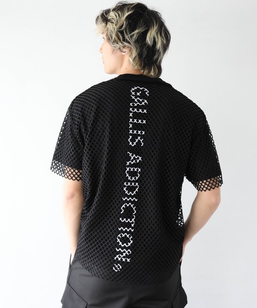 GALLIS ADDICTION(ガリスアディクション)の「GA Mesh Ensemble Tee(Tシャツ/カットソー・メンズ・ピンク/ホワイト/ブラック・L/M)」の19枚目の写真