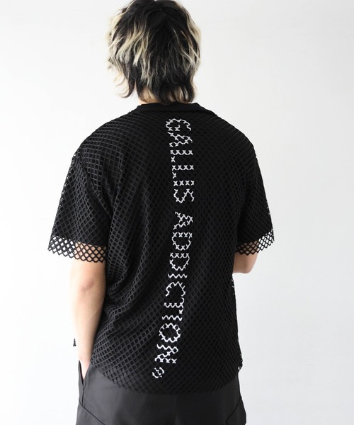 GALLIS ADDICTION(ガリスアディクション)の「GA Mesh Ensemble Tee(Tシャツ/カットソー・メンズ・ピンク/ホワイト/ブラック・L/M)」の20枚目の写真