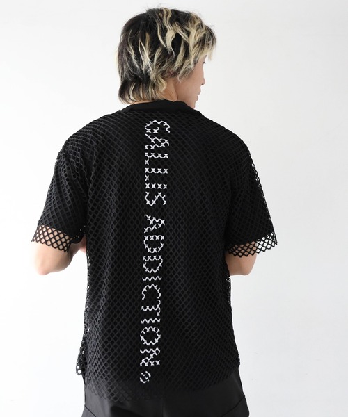 GALLIS ADDICTION(ガリスアディクション)の「GA Mesh Ensemble Tee(Tシャツ/カットソー・メンズ・ピンク/ホワイト/ブラック・L/M)」の21枚目の写真