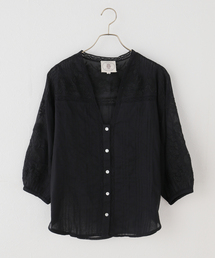JOURNAL STANDARD（ジャーナルスタンダード）の「【Muche et Muchette/ミュッシェエミュセット】 Coquette Lace Trimmed Top（シャツ/ブラウス・レディース）」