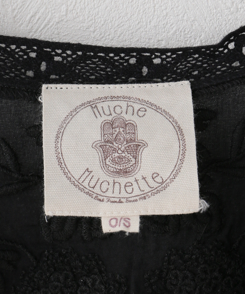 JOURNAL STANDARD(ジャーナルスタンダード)の「【Muche et Muchette/ミュッシェエミュセット】 Coquette Lace Trimmed Top(シャツ/ブラウス・レディース・ホワイト/ブラック・FREE)」の5枚目の写真