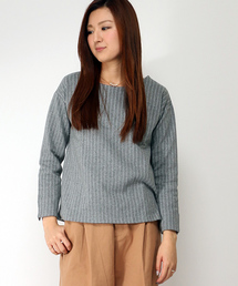 LBC | コットンジャカードストライププルオーバー         (Tシャツ/カットソー)