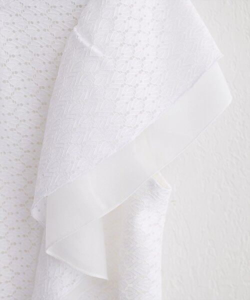 natural couture(ナチュラルクチュール)の「プチハイフリル袖ブラウス(シャツ/ブラウス・レディース・ネイビー/ミント/ブルー/グレー/オフホワイト・FREE)」の18枚目の写真