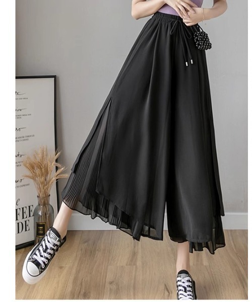 witch（ウイッチ）の「シフォンフレアスカーチョパンツ（その他パンツ・レディース・ブルー/ブラック/ホワイト/ピンク・FREE）」の17枚目の写真
