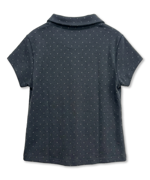 DAMISH(ダミシュ)の「スタードットアシンメトリーカラーTシャツ_チャコール(Tシャツ/カットソー・レディース・チャコール・OS)」の3枚目の写真