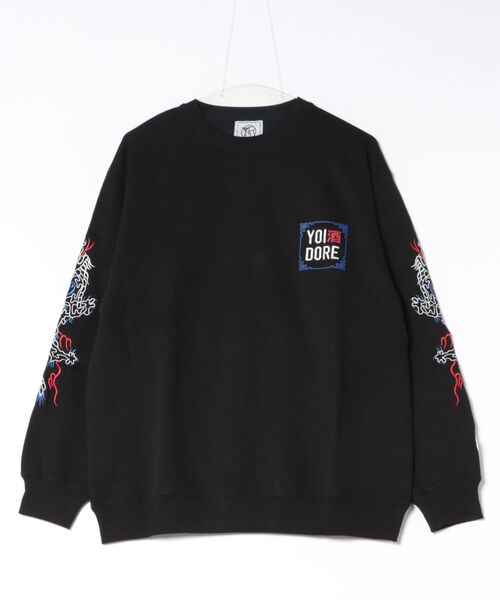 JUGLANS(ユグランス)の「【YOIDORE】酒愛好家 クルーネックスウェット(スウェット・メンズ・ホワイト/ブラック・XL/L/M)」の2枚目の写真