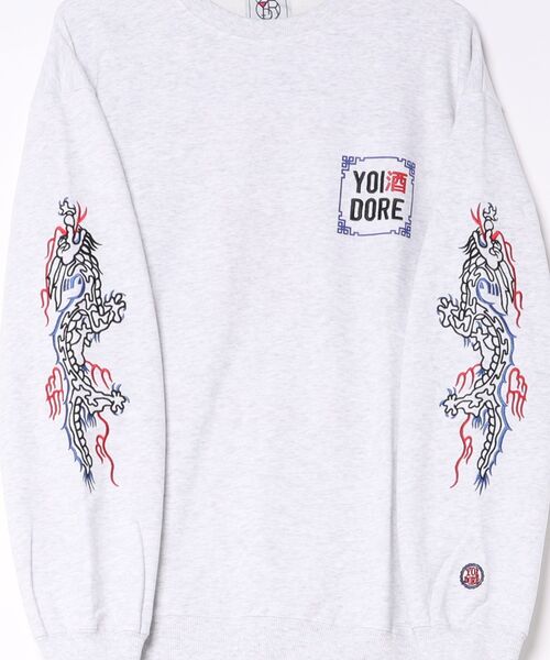 JUGLANS(ユグランス)の「【YOIDORE】酒愛好家 クルーネックスウェット(スウェット・メンズ・ホワイト/ブラック・XL/L/M)」の4枚目の写真